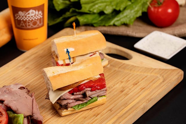 Roast Beef Sandwich.