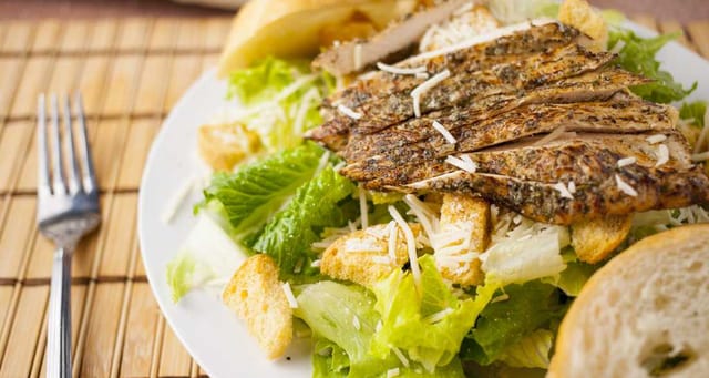 Chicken Caesar Salad.