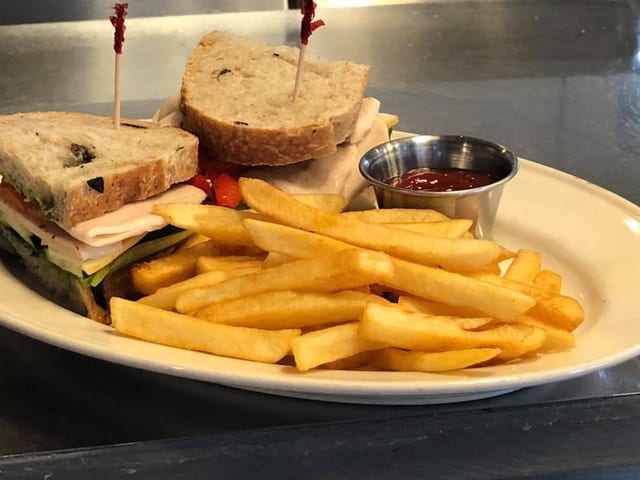 Mediterranean Turkey Sandwich.